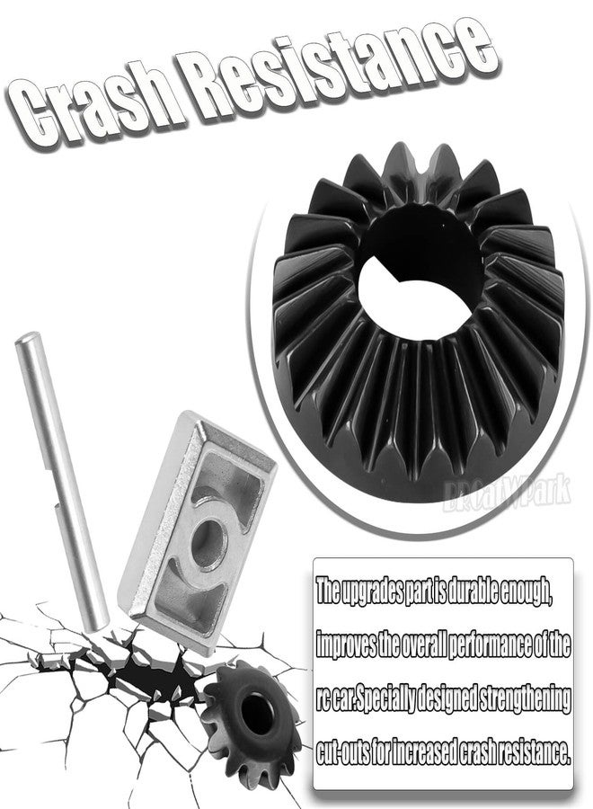 BRCatWPark Front Rear Diff Internal Gear Set & Diff Inserts Upgrades Part for 1/5 Kraton 8s BLX/Outcast 8s BLX(EXB),RC Steel Metal Differential Internal Gear Set/Diff Inserts,#ARA310914+ARA310916 - Image 5